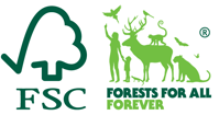 FSC Forests For All Forever certification mark